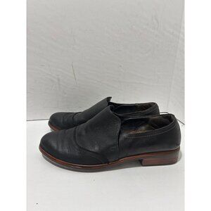 Naot Shoes Black Leather Nubuck Angin Flat Shoe size 40 9-9.5 loafers slip on